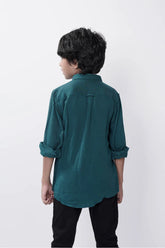 Boy's Shirt (8-13Y) (Dk. Green)